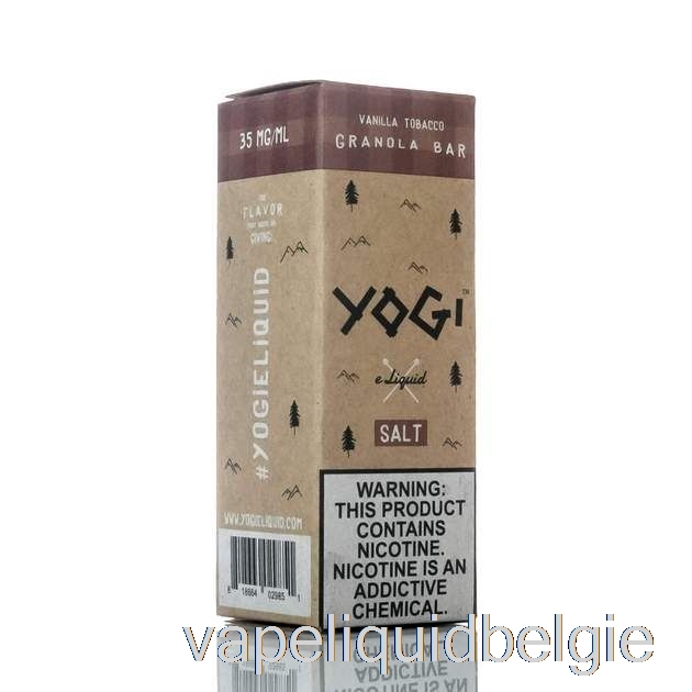 Vape België Vanille Tabak Mueslireep - Yogizouten E-vloeistof - 30ml 35mg